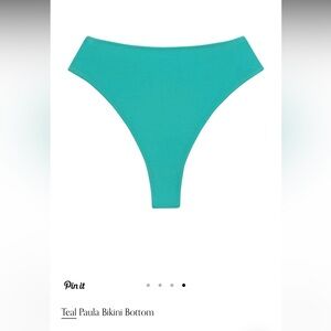 Montce Teal Paula Bikini Bottom